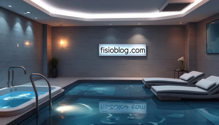 ambiente relaxante de hidroterapia crioterapia